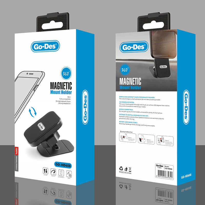 Go-Des GD-HD608 Magnetic Araç Telefon Tutucu - 2 Go-Des GD-HD608 Magnetic Araç Telefon Tutucu - 2
